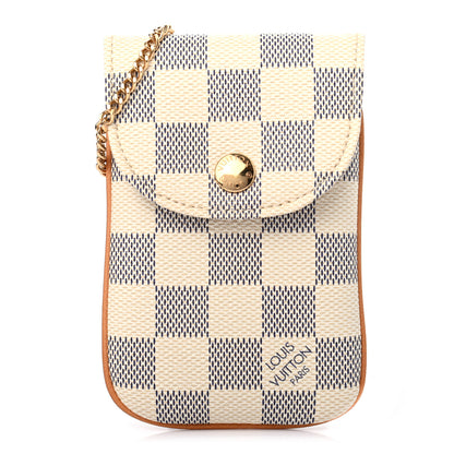Louis Vuitton Damier Azur Phone Case MM 1 of 7