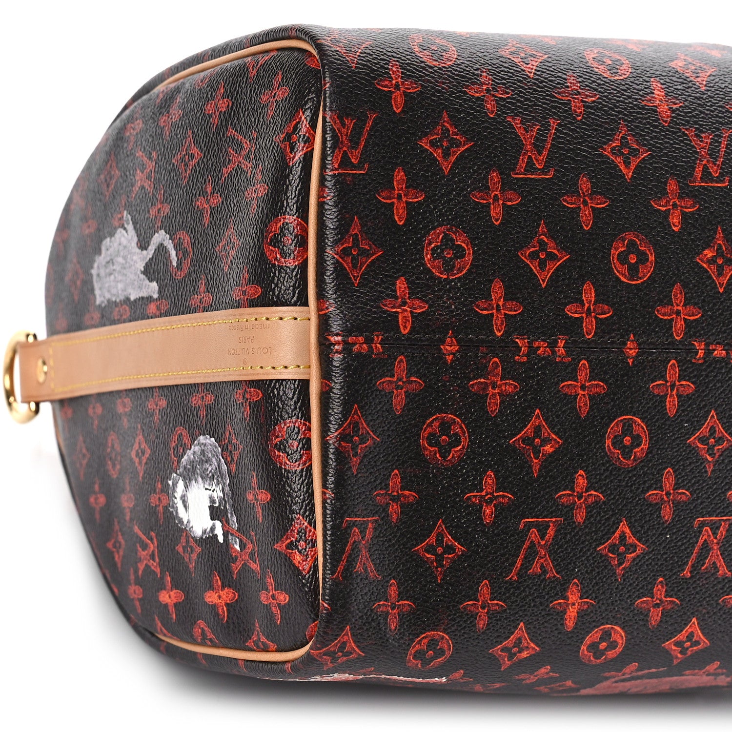 Louis Vuitton Catogram Speedy Bandouliere 30 Marron 8 of 9