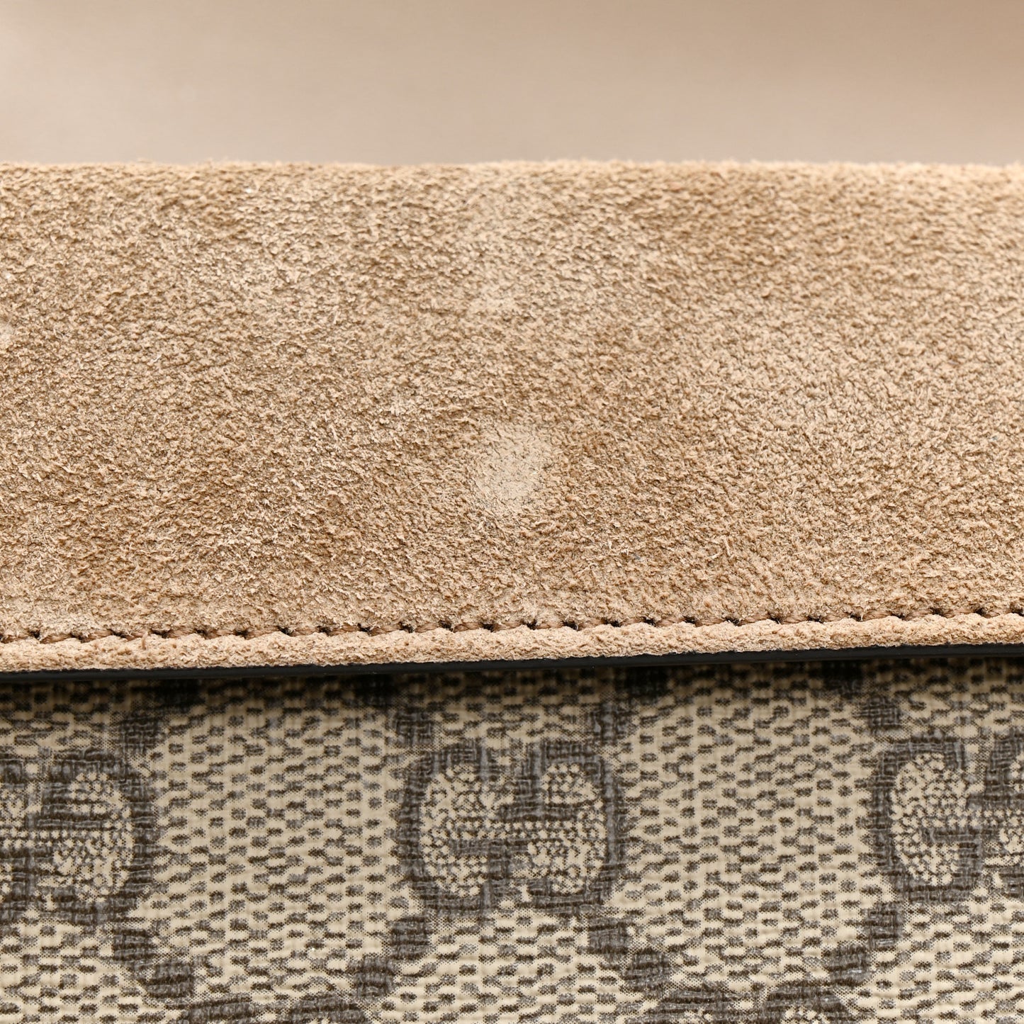 GG Supreme Monogram Super Mini Dionysus Shoulder Bag Taupe
