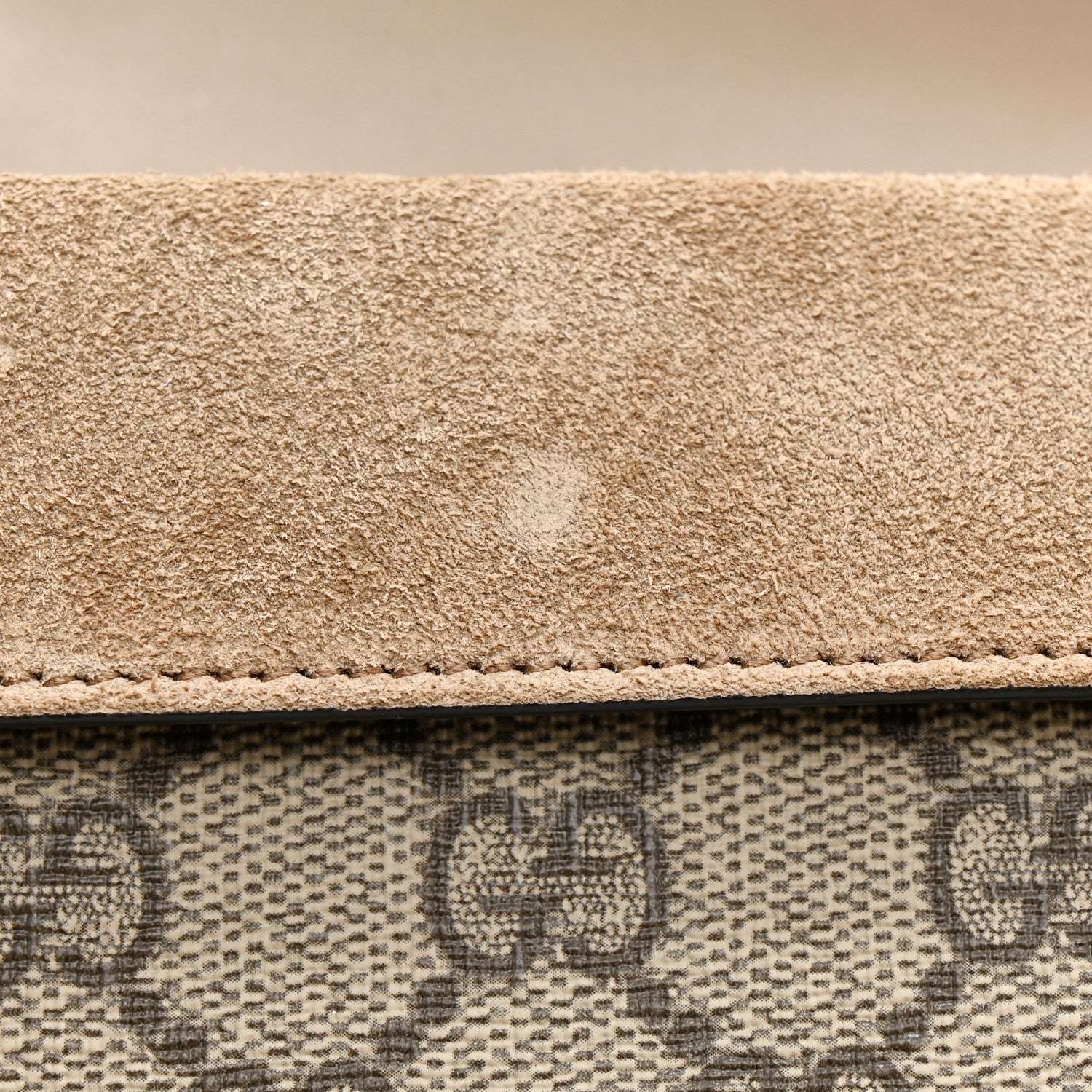 Gucci GG Supreme Monogram Super Mini Dionysus Shoulder Bag Taupe 10 of 11