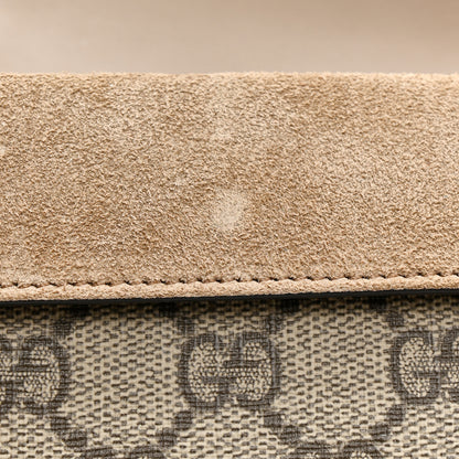 Gucci GG Supreme Monogram Super Mini Dionysus Shoulder Bag Taupe 10 of 11