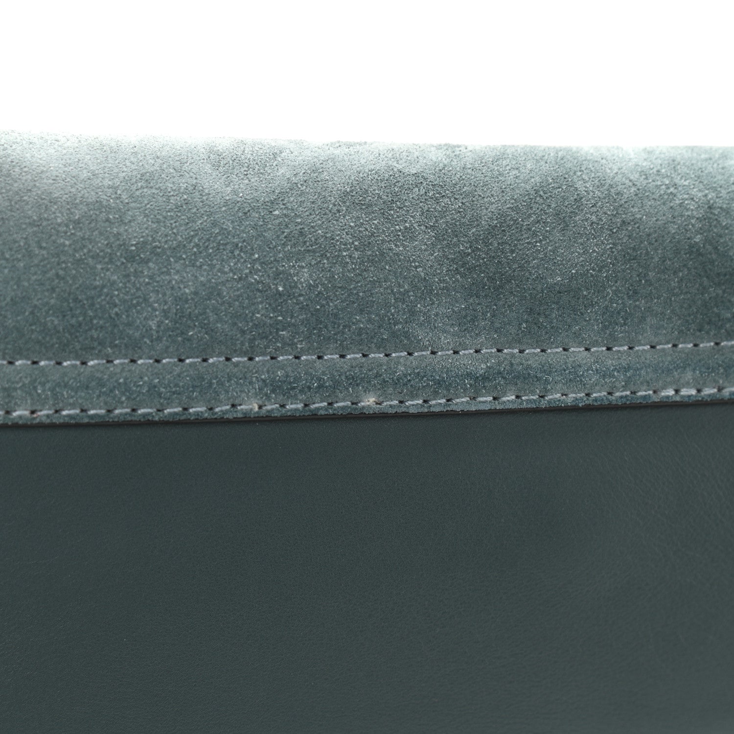 Chloe Suede Calfskin Small Faye Shoulder Bag Cloudy Blue 11 of 11