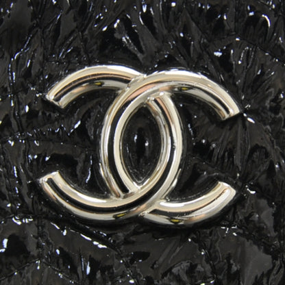 Chanel Vinyl Graphic Edge Tote Black 11 of 11