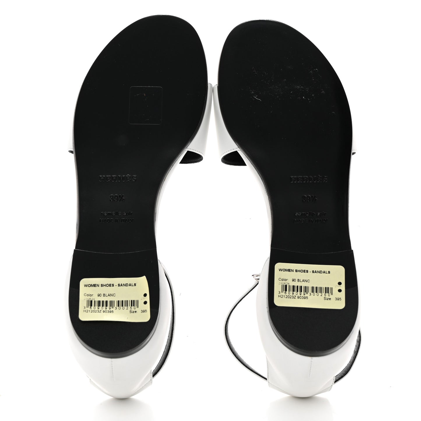 Calfskin Desiree Sandals 39.5 White