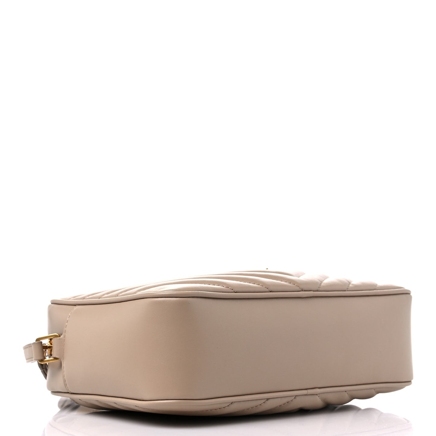 Calfskin Matelasse Monogram Lou Camera Bag Dark Beige