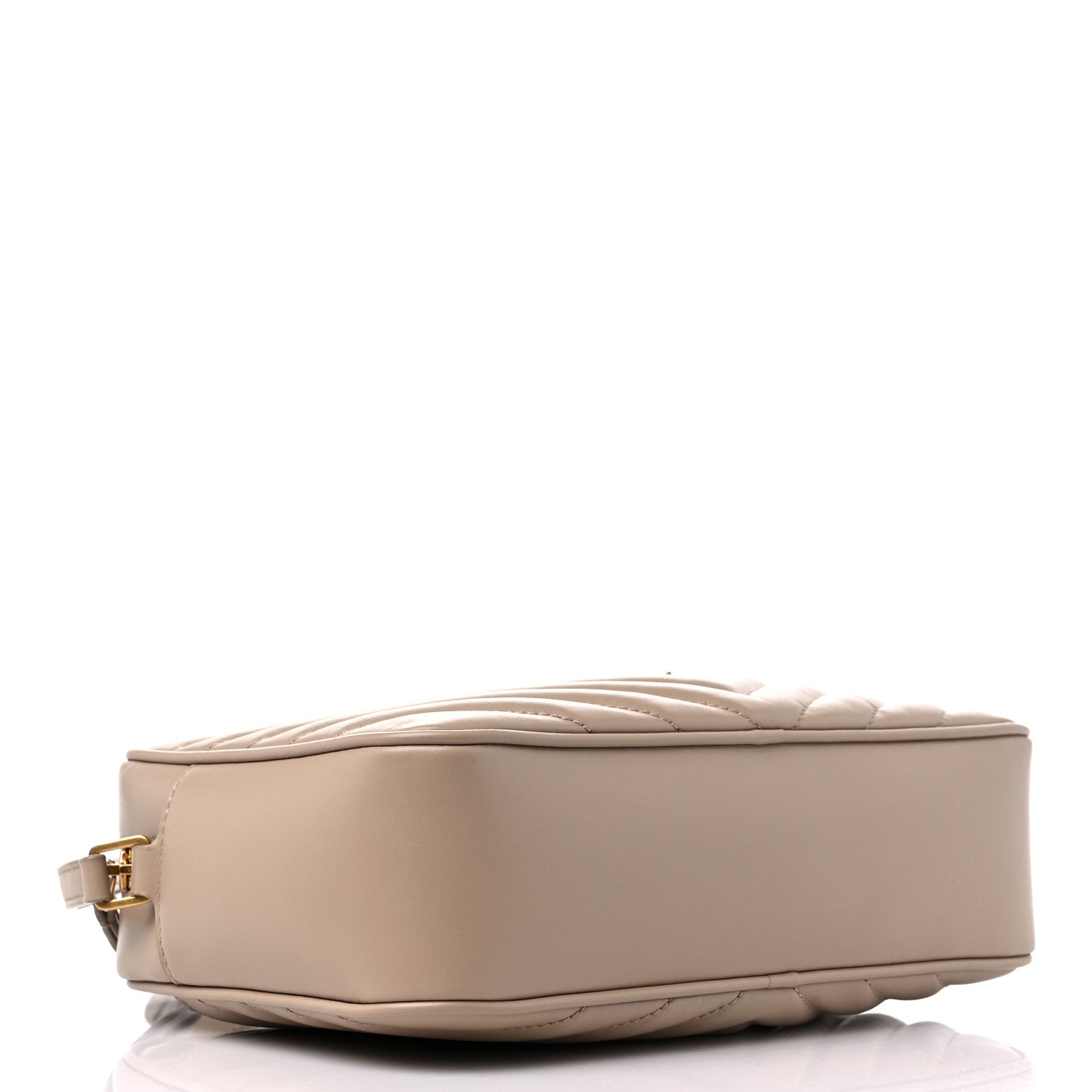 Saint Laurent Calfskin Matelasse Monogram Lou Camera Bag Dark Beige 4 of 10