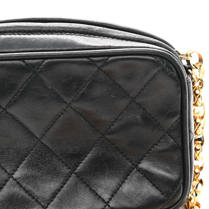 Chanel Lambskin Quilted Tassel Camera Case Black 11 of 11