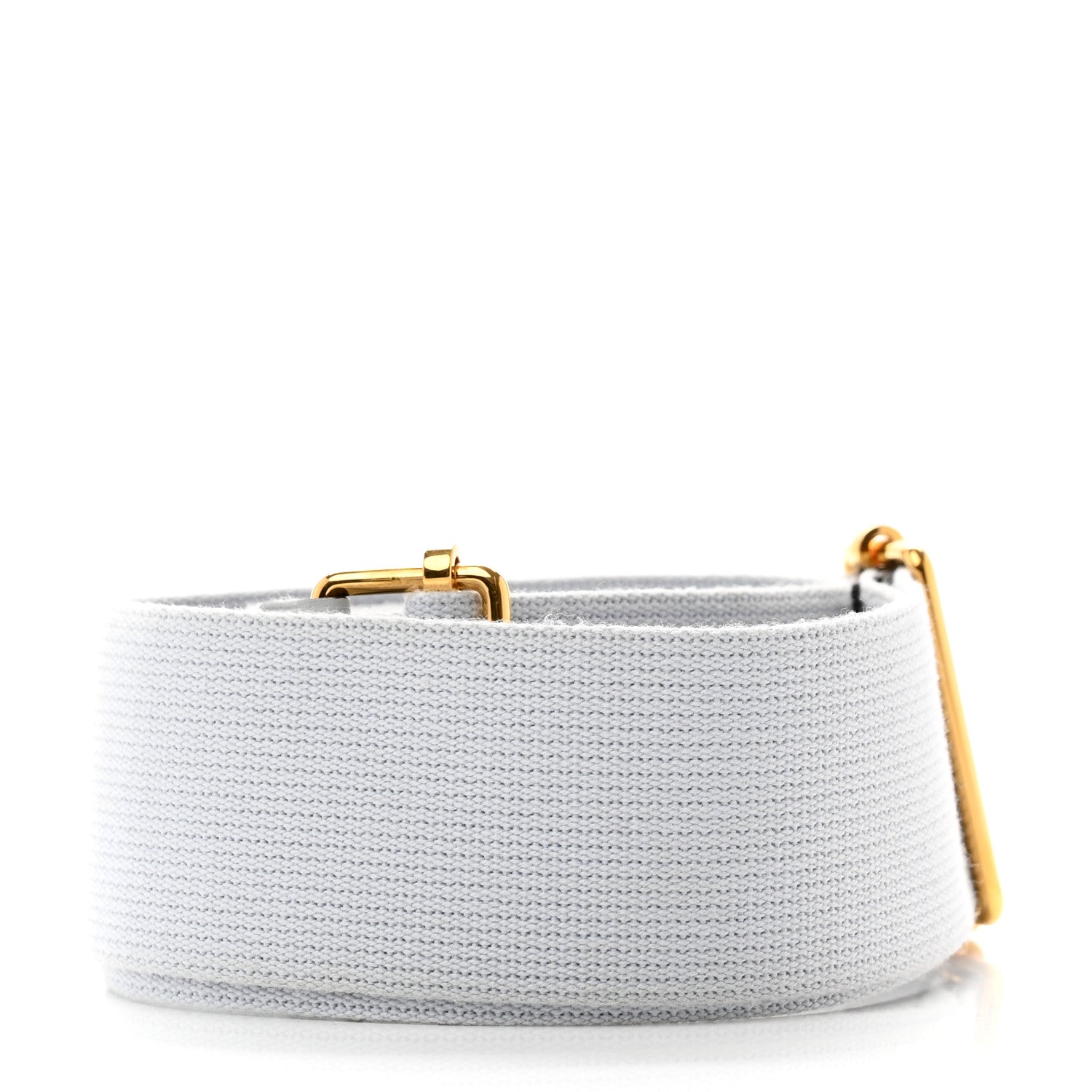 Hermes Toile Taurillon Clemence Shoulder Strap Bleu Lin 2 of 3
