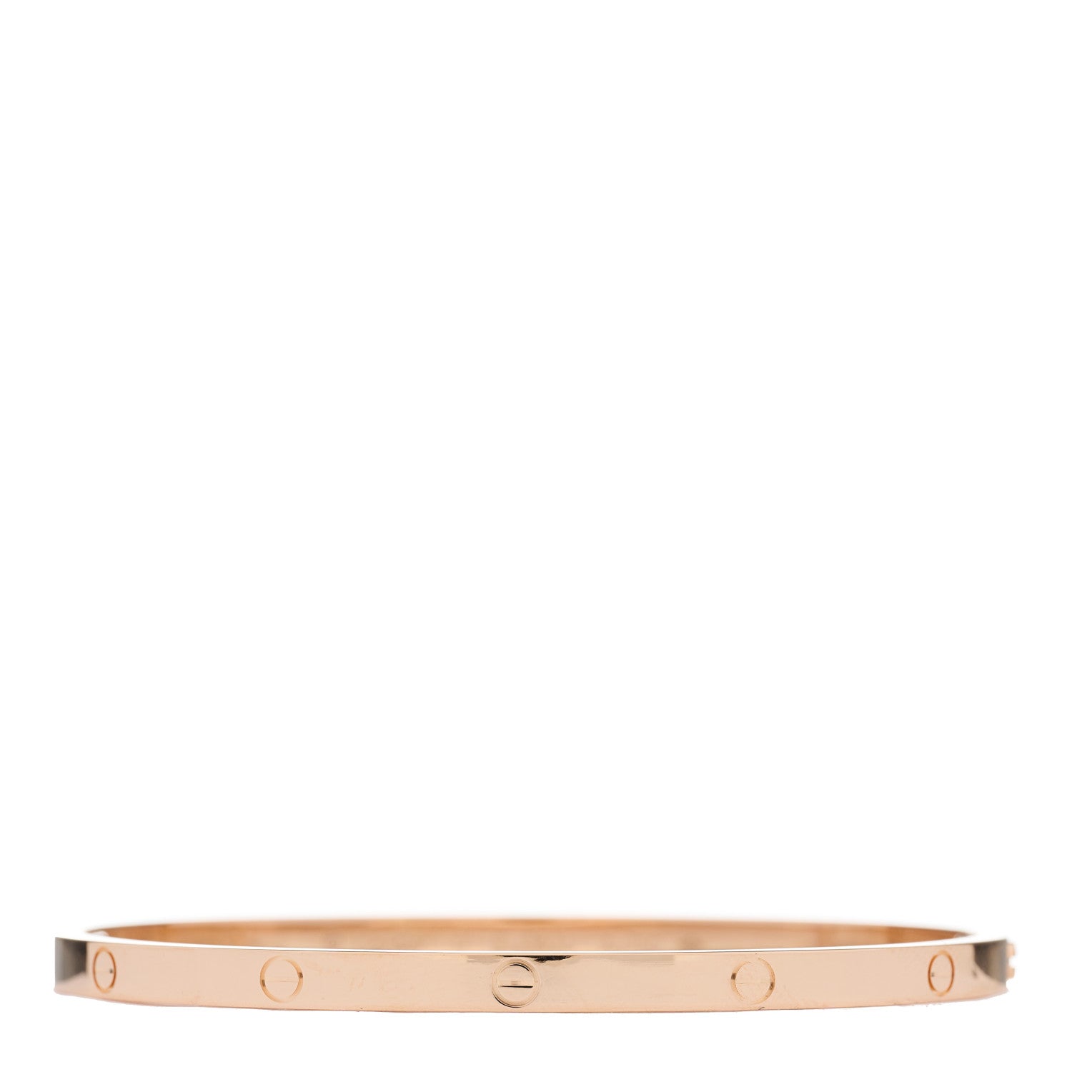Cartier 18K Pink Gold Small LOVE Bracelet 17 1 of 3