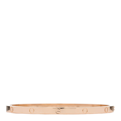 Cartier 18K Pink Gold Small LOVE Bracelet 17 1 of 3
