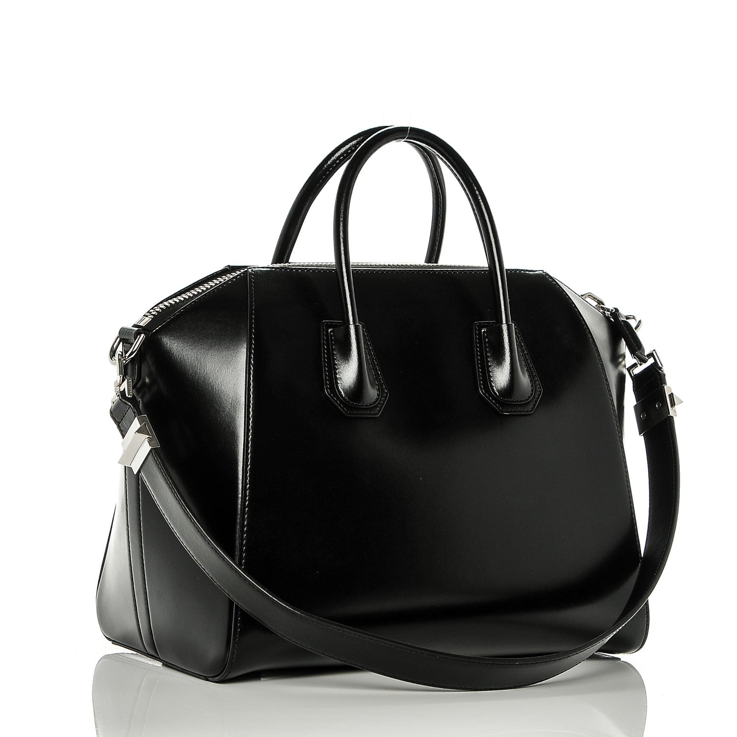 Givenchy Shiny Lord Calfskin Medium Antigona Black 3 of 6