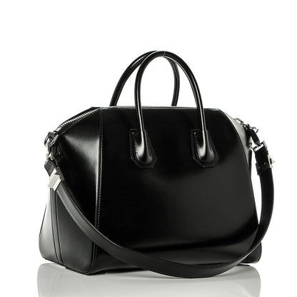 Givenchy Shiny Lord Calfskin Medium Antigona Black 3 of 6