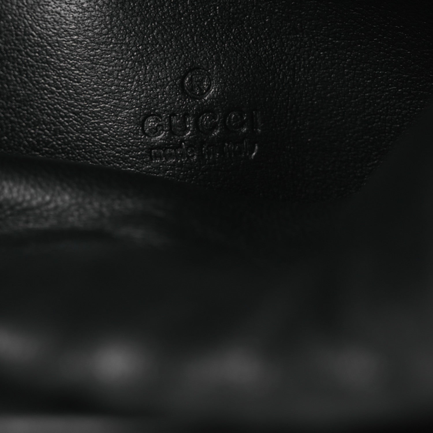 Gucci Calfskin Matelasse Front Pocket Mini GG Marmont Bucket Bag Black 6 of 11