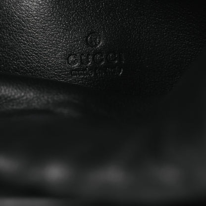 Gucci Calfskin Matelasse Front Pocket Mini GG Marmont Bucket Bag Black 6 of 11