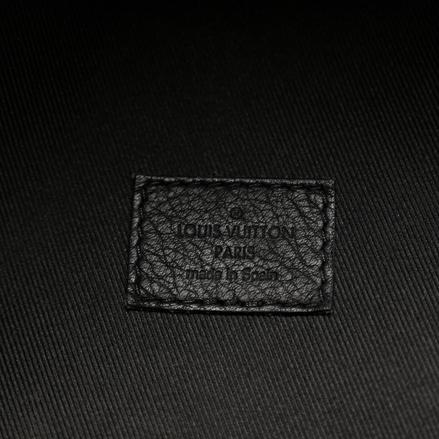 Calfskin Monogram Shadow Discovery Backpack Black