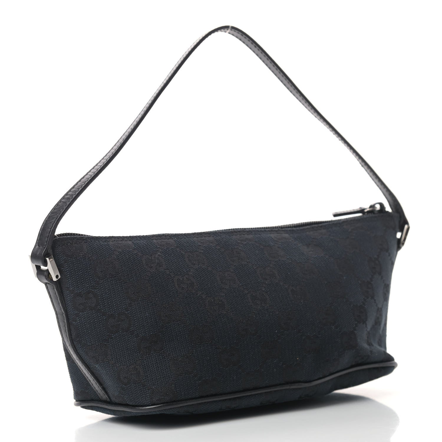 Gucci Monogram Boat Pochette Navy 3 of 10