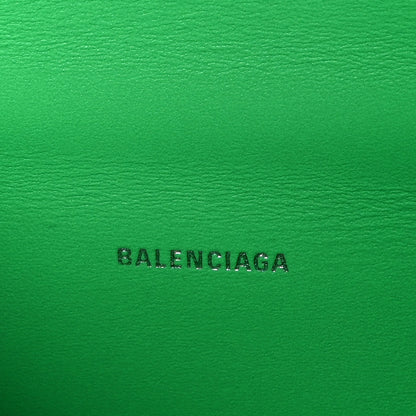 Balenciaga Shiny Calfskin Crocodile Embossed Hourglass Top Handle Bag XS Vivid Green 7 of 10