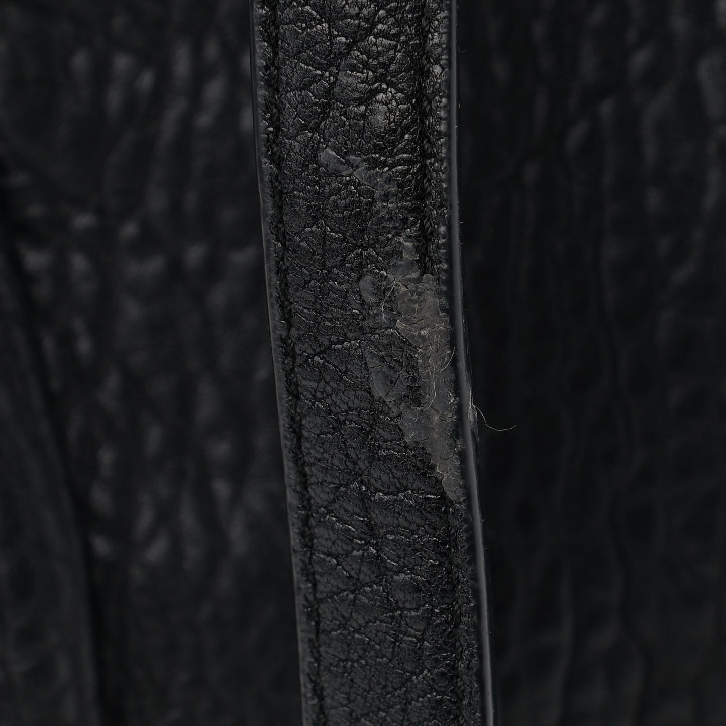 Pebbled Lambskin Rockie Black Rhodium Hardware