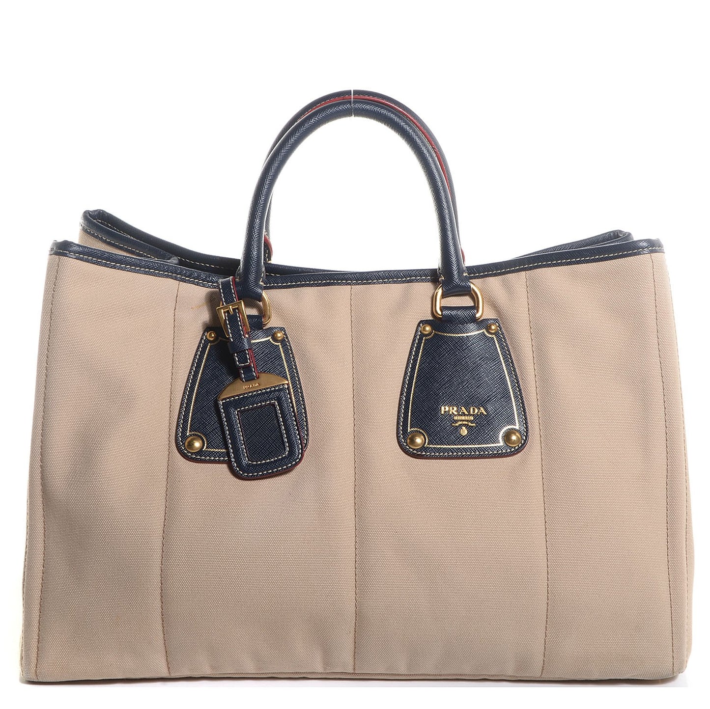 Canapa Saffiano Tote Corda Blue