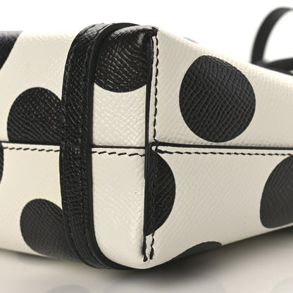 Dolce & Gabbana Dauphine Polka Dot Mini Crossbody Bag White 7 of 9