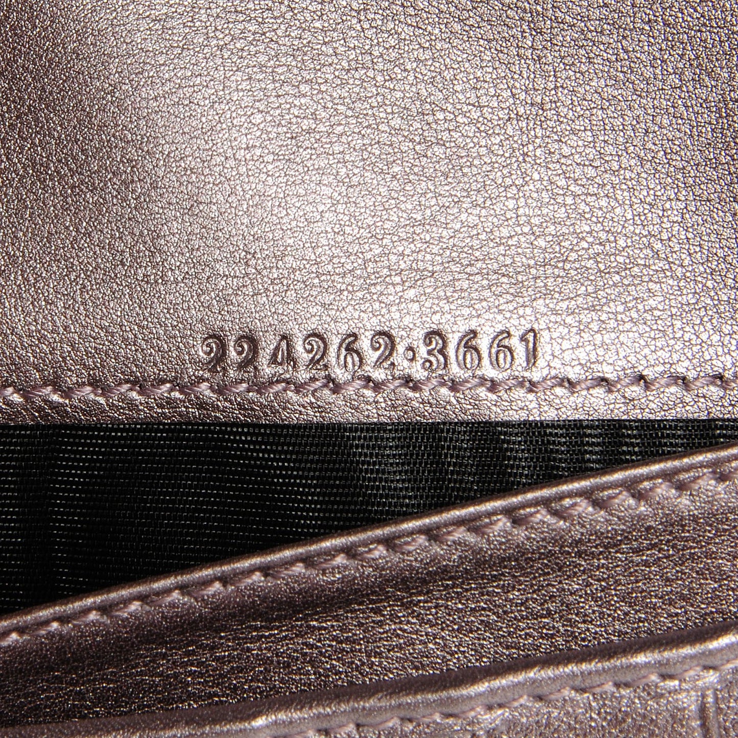 Imprime Monogram GG Pierce Chain Clutch Wallet Mauve