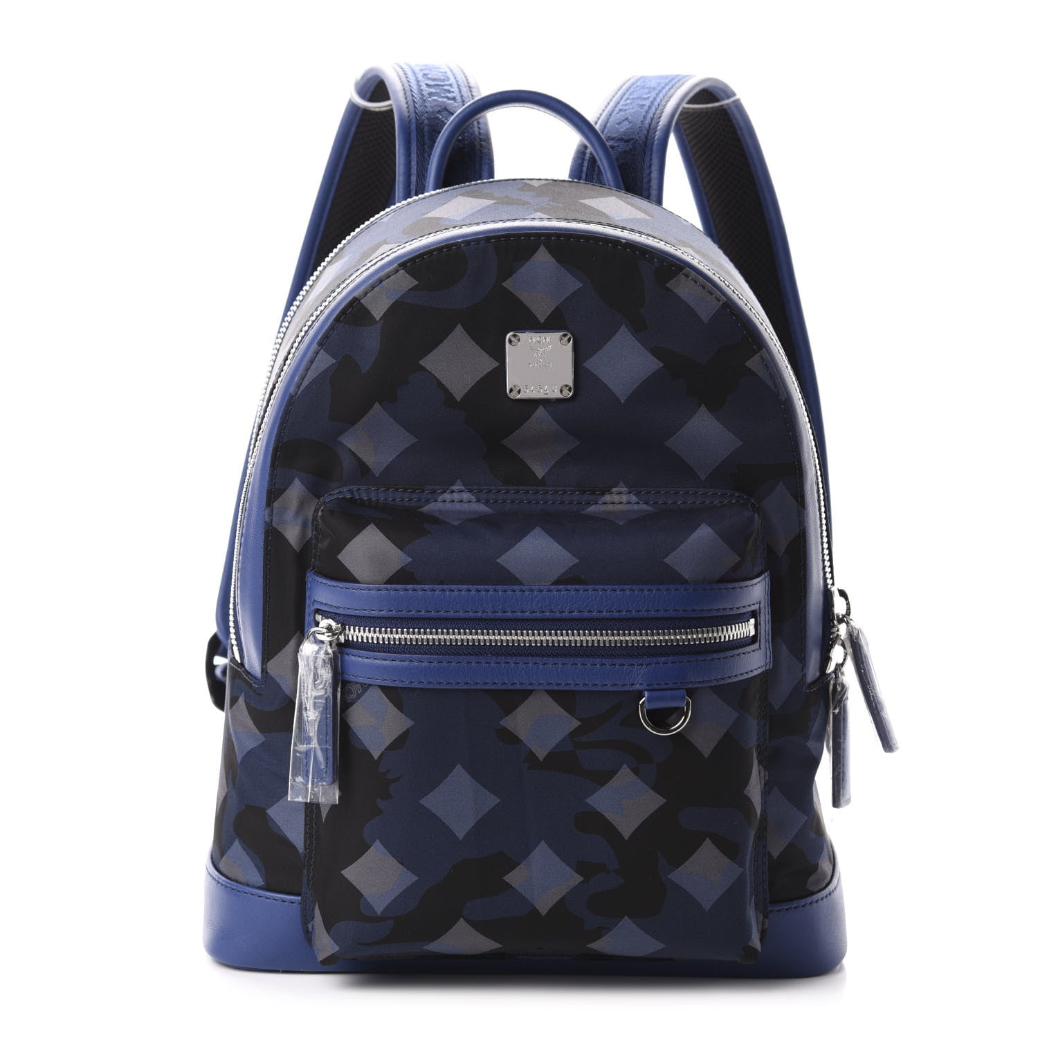 MCM Nylon Camo Dieter Small Backpack Estate Blue 1 of 11