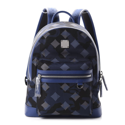 MCM Nylon Camo Dieter Small Backpack Estate Blue 1 of 11