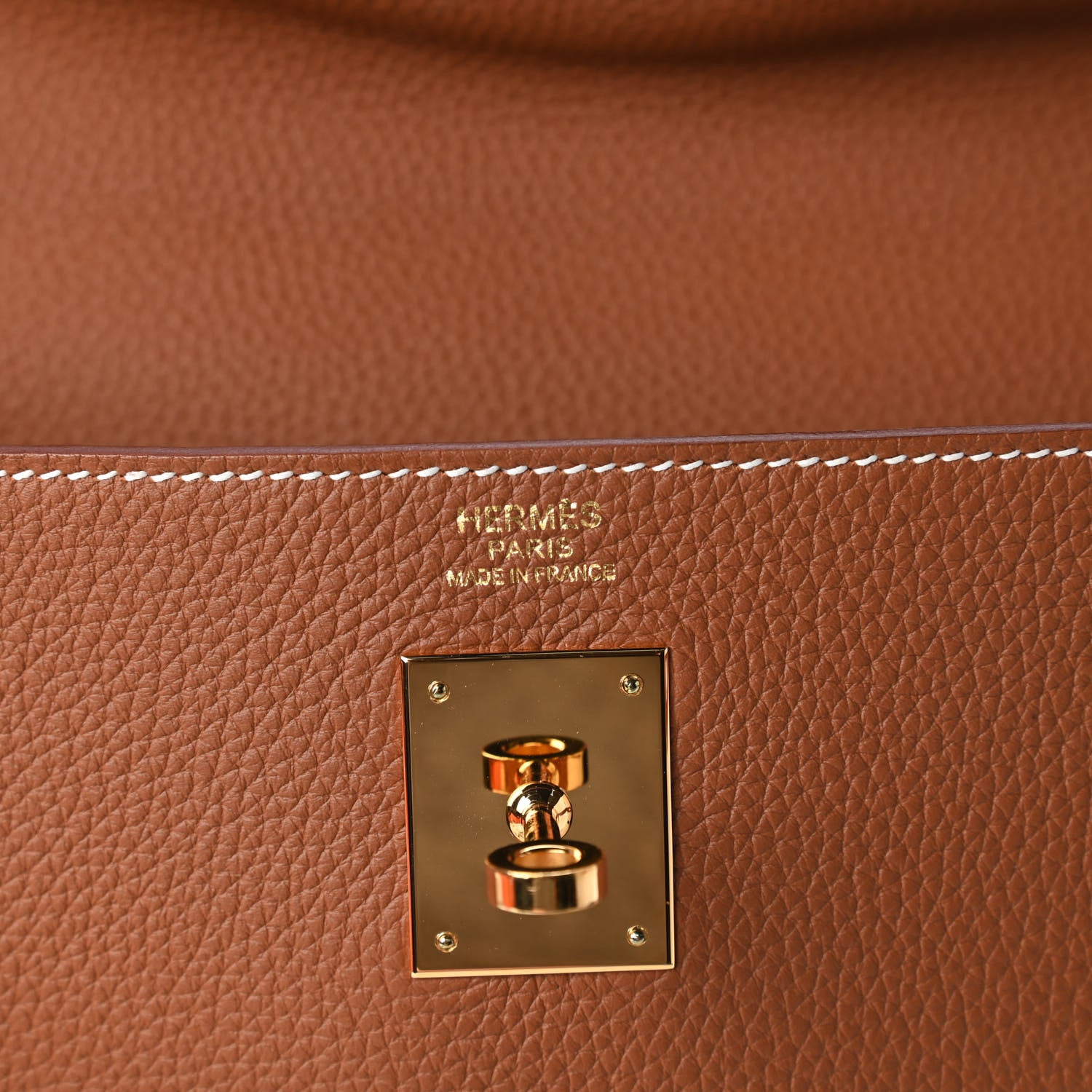Hermes Togo Kelly Retourne 32 Gold 8 of 13