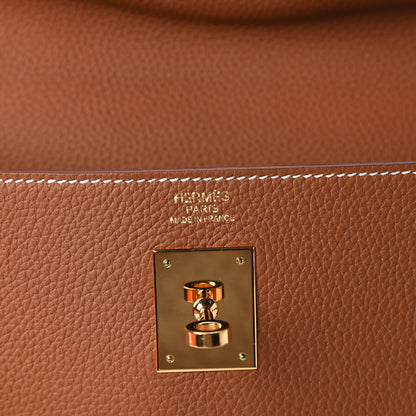 Hermes Togo Kelly Retourne 32 Gold 8 of 13