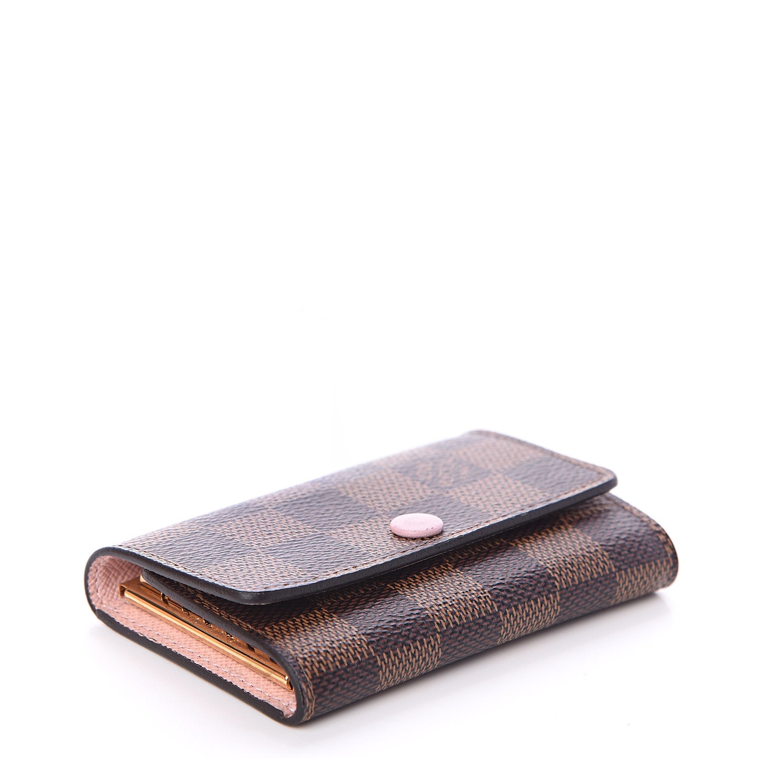 Louis Vuitton Damier Ebene Multicles 6 Key Holder Rose Ballerine 3 of 6