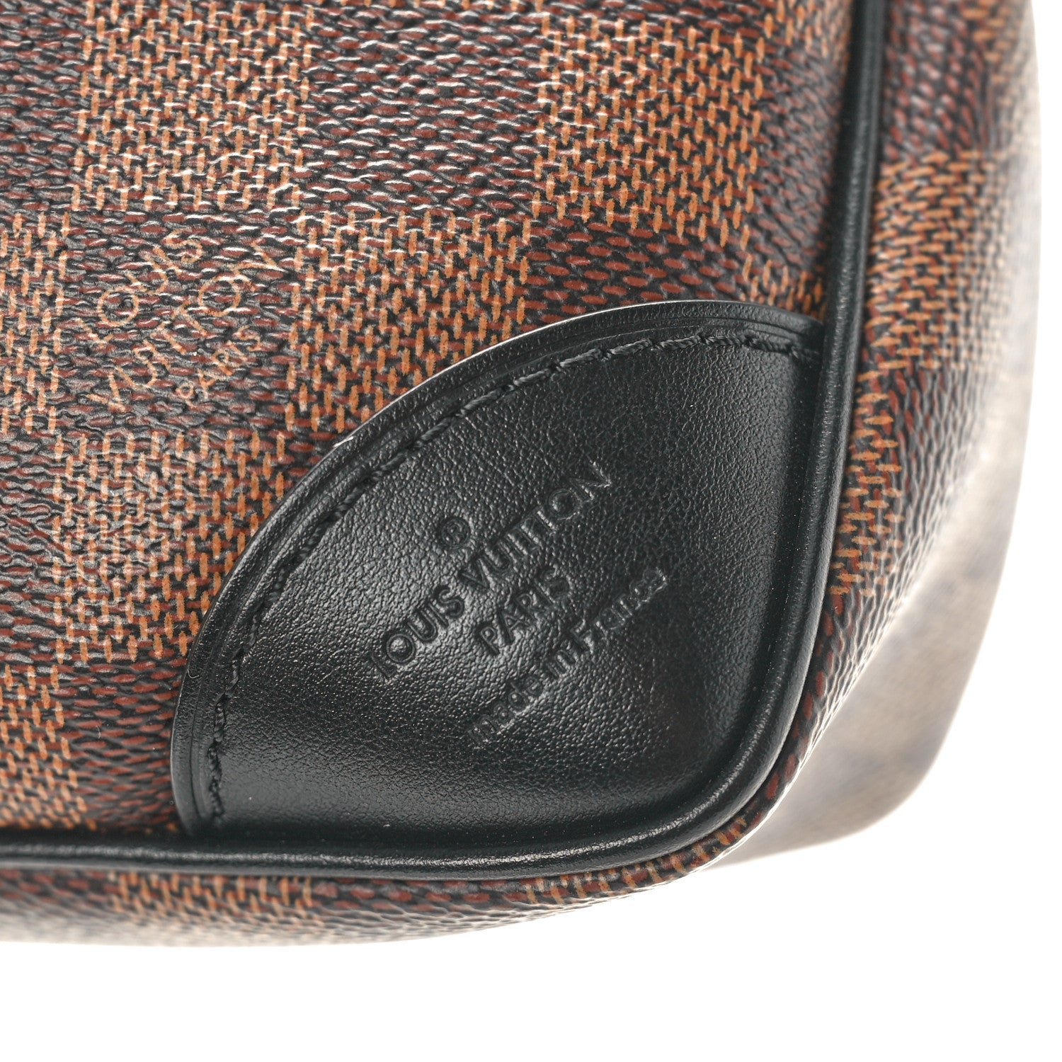 Louis Vuitton Damier Ebene Odeon PM Black 6 of 9