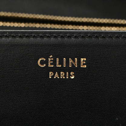 Celine Box Calfskin Medium Classic Box Flap Bag Black 6 of 12