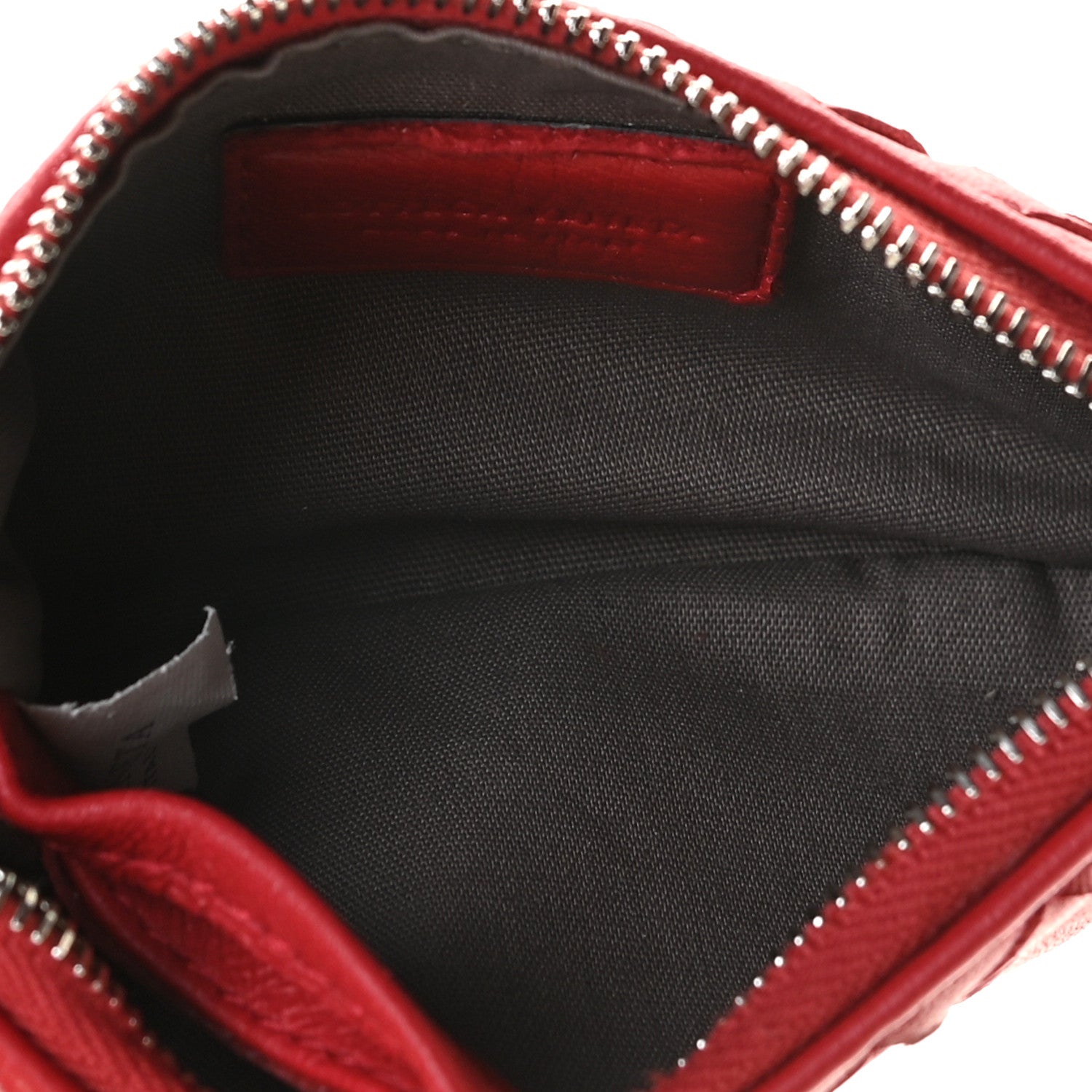 Bottega Veneta Nappa Intrecciato Key Holder Red 5 of 8
