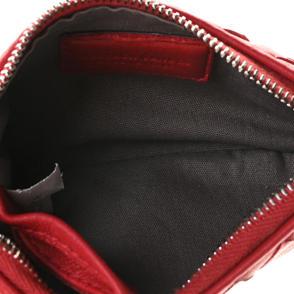 Bottega Veneta Nappa Intrecciato Key Holder Red 5 of 8