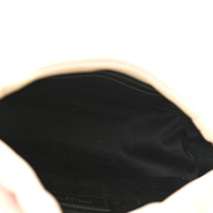 Saint Laurent Lambskin Quilted Toy Loulou Puffer Monogram Chain Satchel Crema Soft 4 of 10