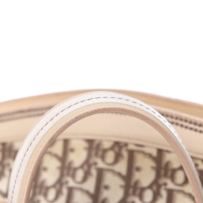 Christian Dior Monogram Vintage Flowers Frame Satchel Beige 15 of 16