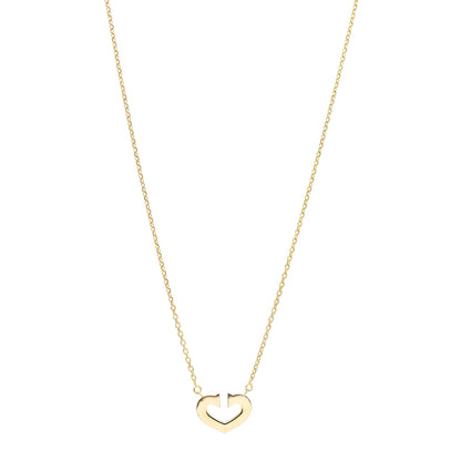 Cartier 18K Yellow Gold Medium Hearts and Symbols Necklace 1 of 11
