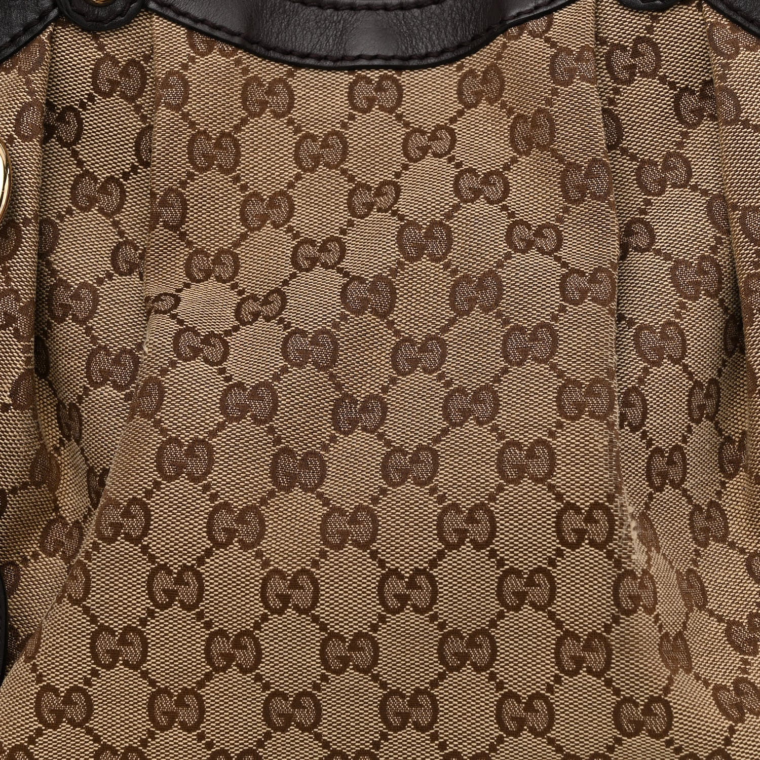 Gucci Monogram Medium Sukey Tote Dark Brown 8 of 15