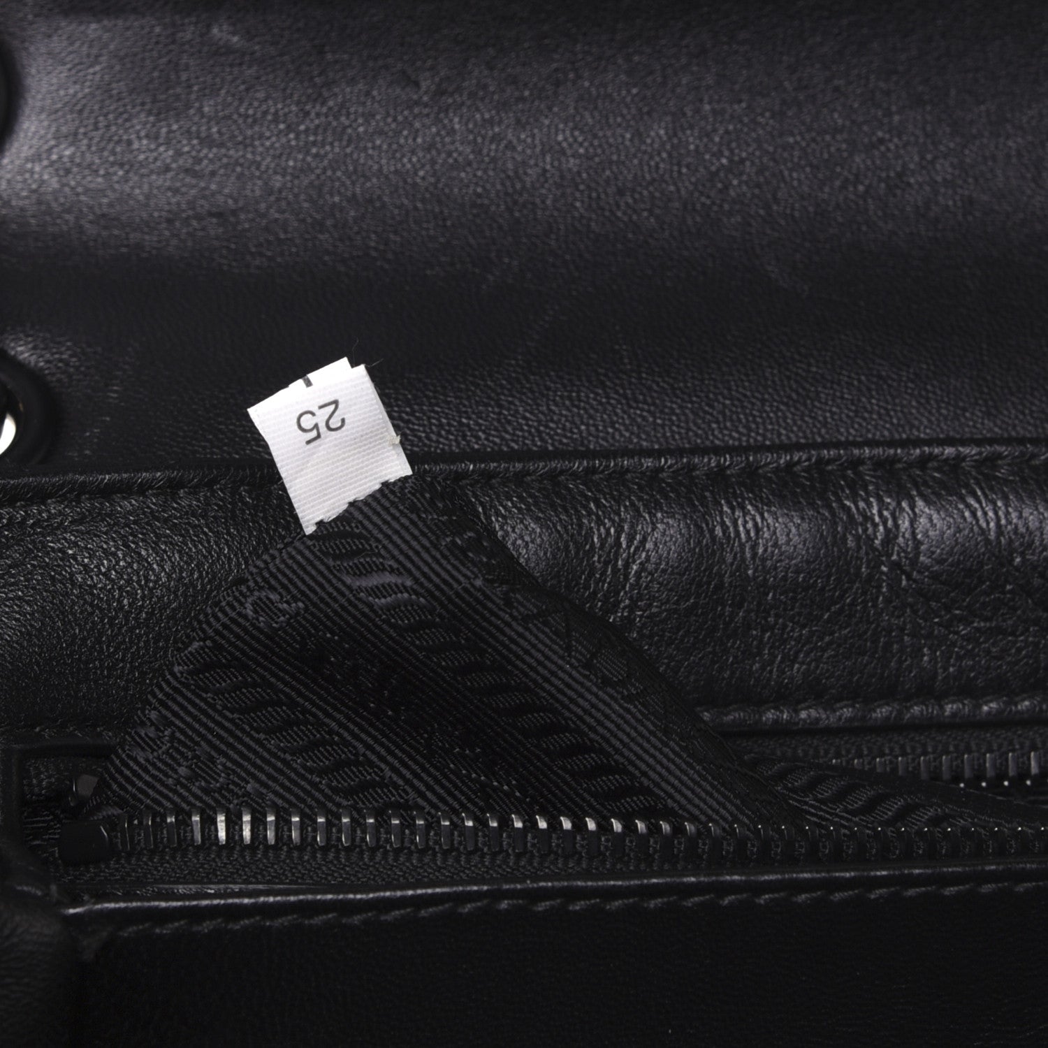 Prada Nappa Triangle Stitched Large Spectrum Bag Black 10 of 18