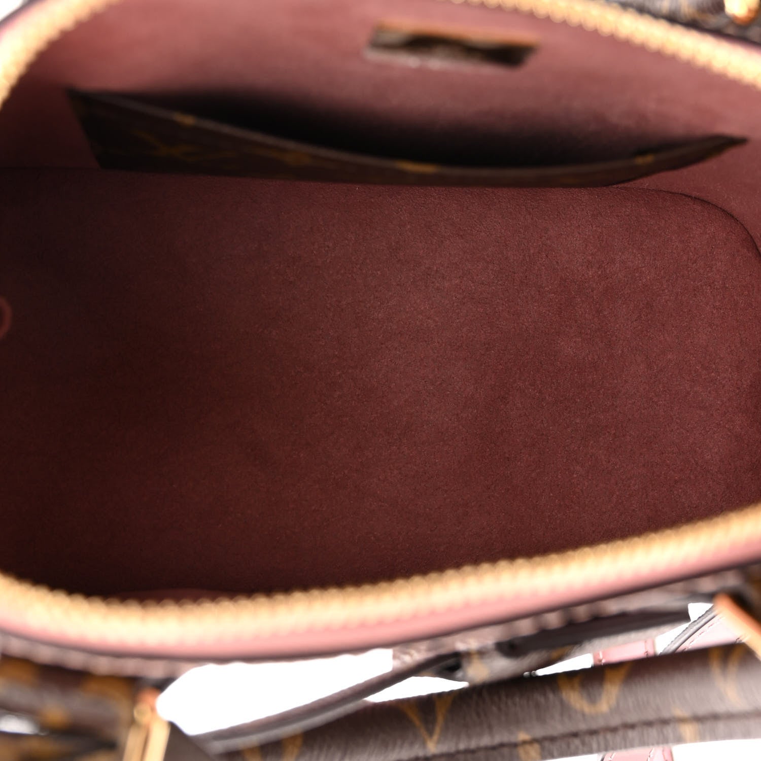 Louis Vuitton Vernis Monogram Alma BB Rose Pale Metallise 5 of 9