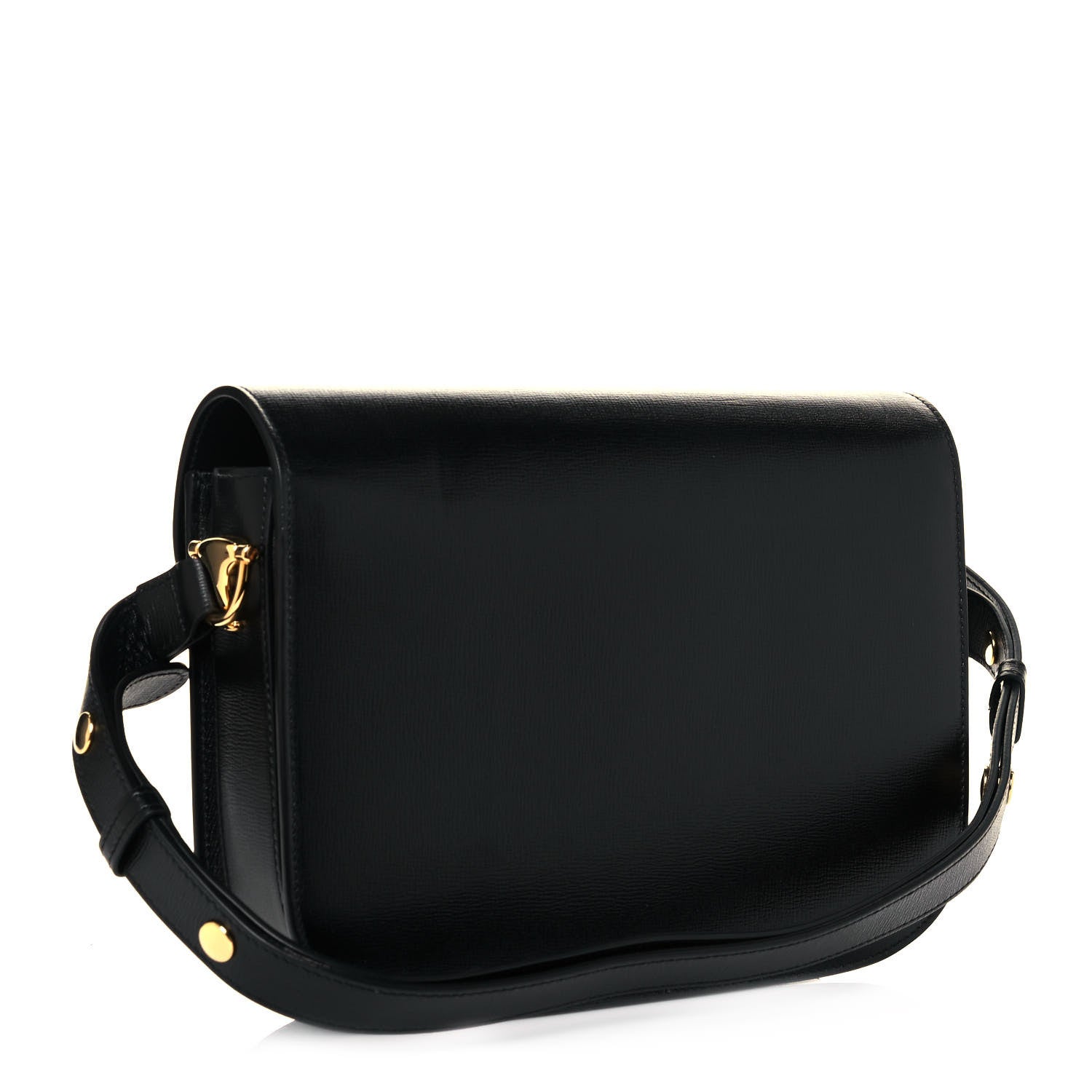 Gucci Azalea Calfskin Horsebit 1955 Shoulder Bag Black 3 of 12