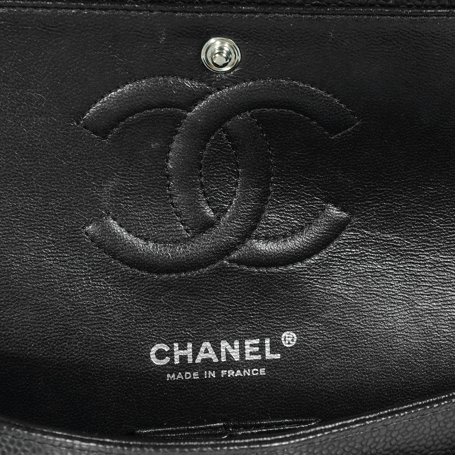 Chanel Caviar Quilted Medium Double Flap Black 5 of 6
