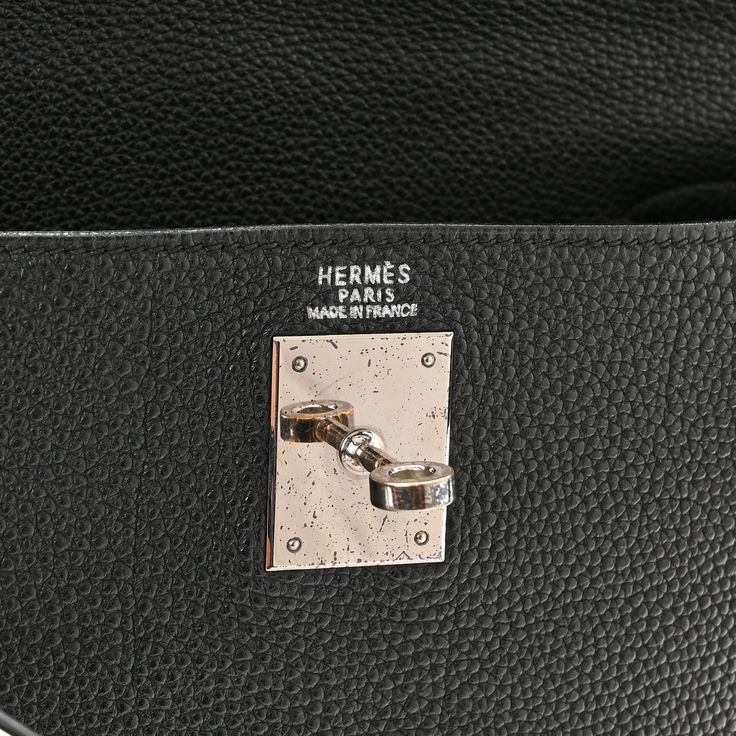 Hermes Togo Kelly Retourne 32 Black 6 of 11
