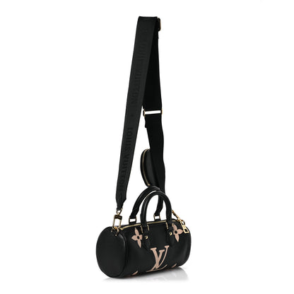 Louis Vuitton Empreinte Monogram Giant Papillon BB Black Beige 3 of 9
