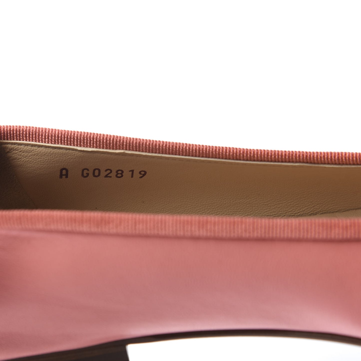 Calfskin Cap Toe Ballerina Flats 37.5 Pink