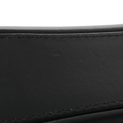 Chanel Aged Calfskin Chevron Quilted Small Gabrielle Hobo Green Navy Blue 14 of 15