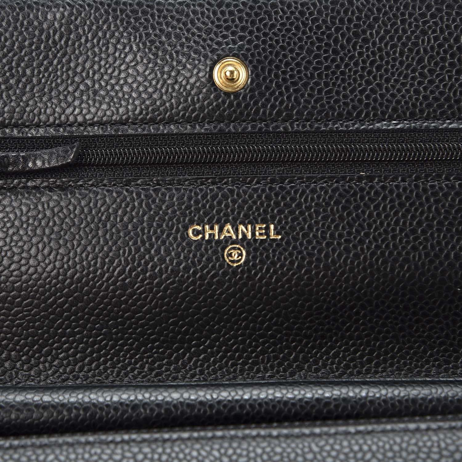 Chanel Caviar Quilted Wallet On Chain WOC Black 7 of 11