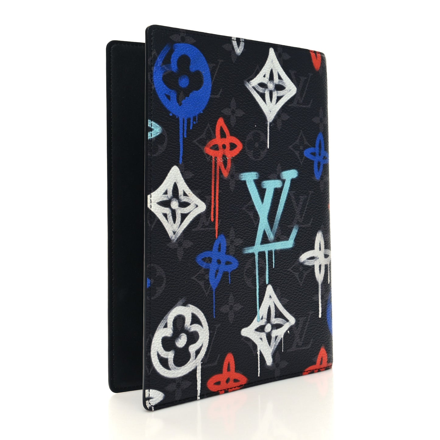 Monogram Eclipse LV Graffiti Auguste Notebook Cover Multicolor