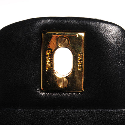 Chanel Lambskin Medium Single Flap w Wallet Black 6 of 12