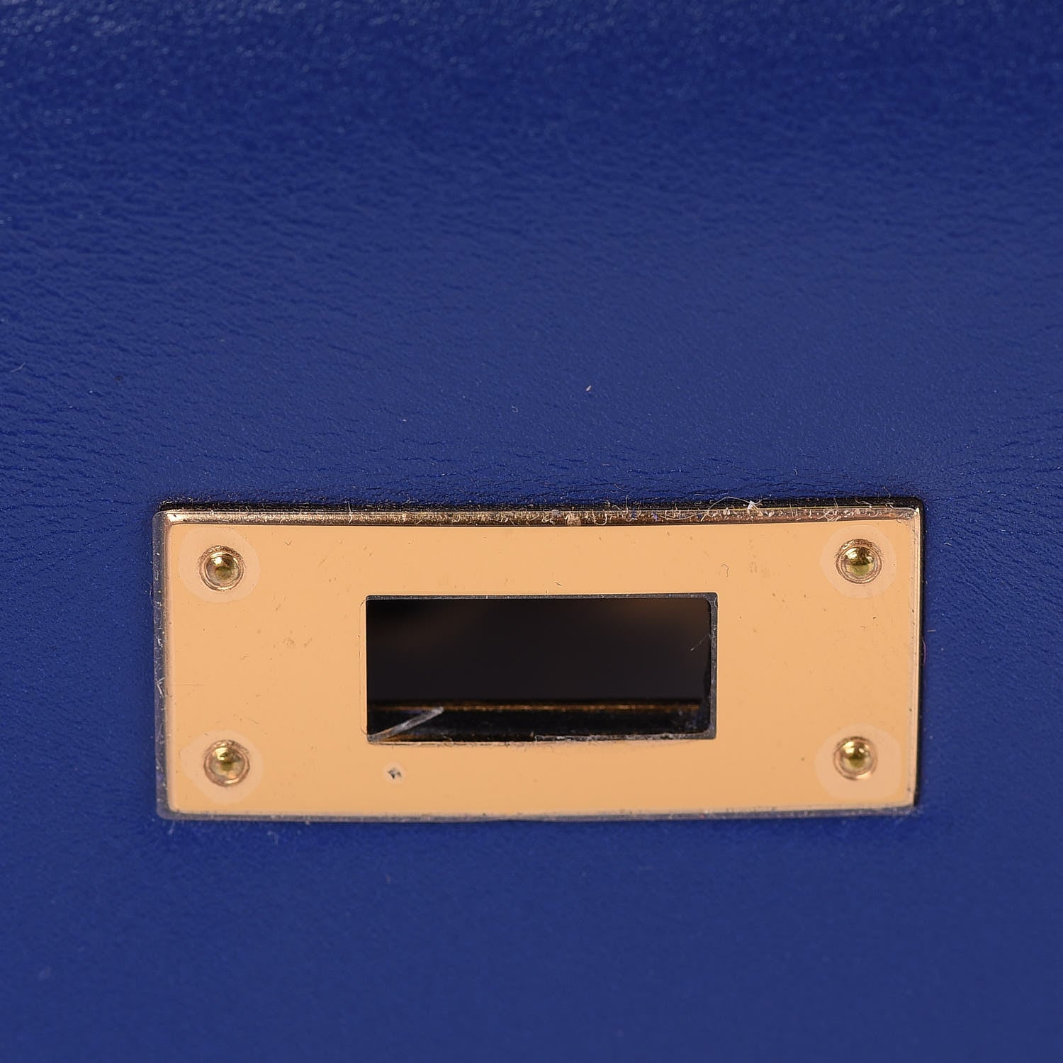 Hermes Tadelakt Kelly Sellier 28 Bleu Electrique 18 of 33